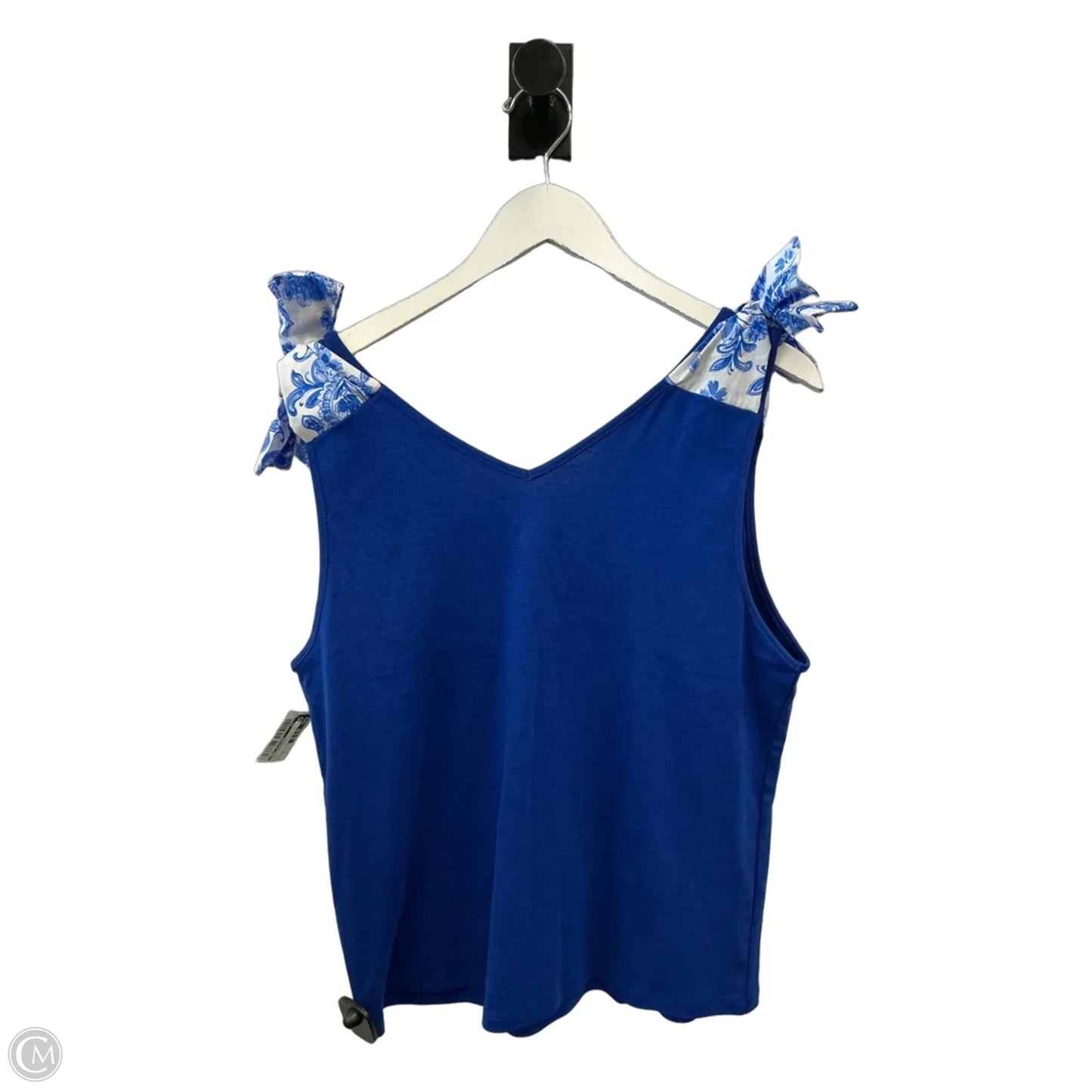 Top Sleeveless By Tommy Hilfiger In Blue, Size: Xl
