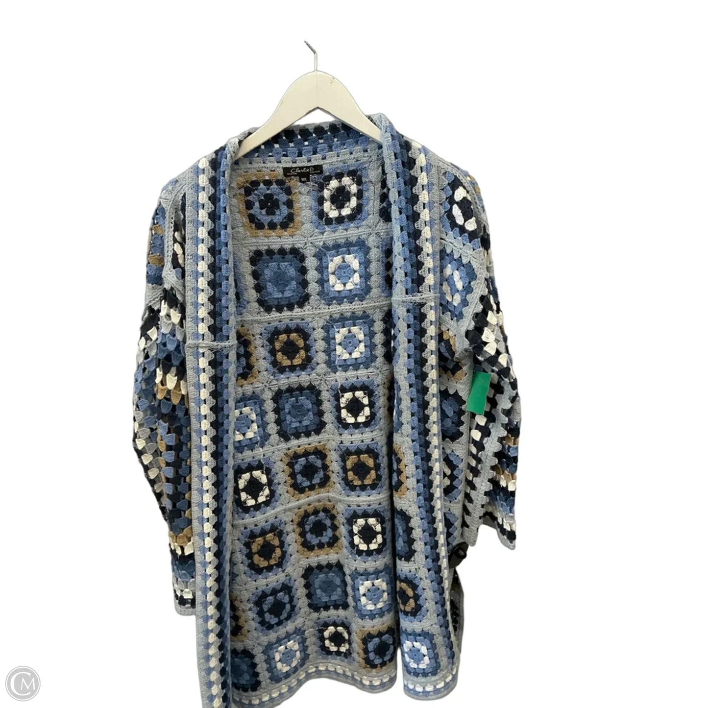 Sweater Cardigan By Charlie B In Blue, Size: M