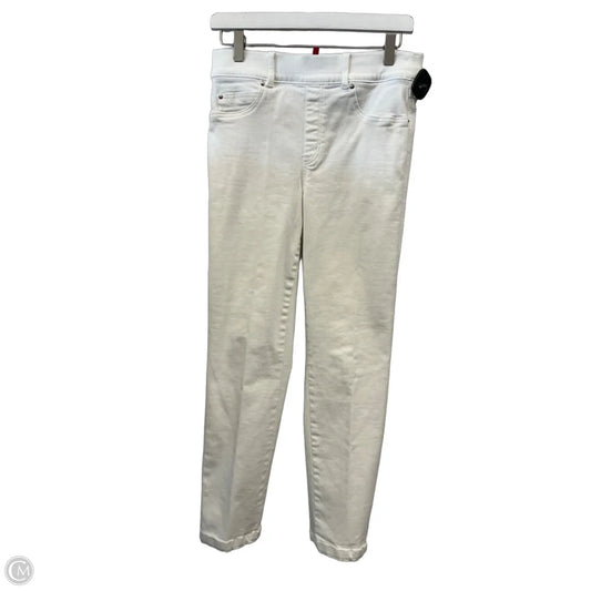 Jeans Straight By Spanx In White, Size: M