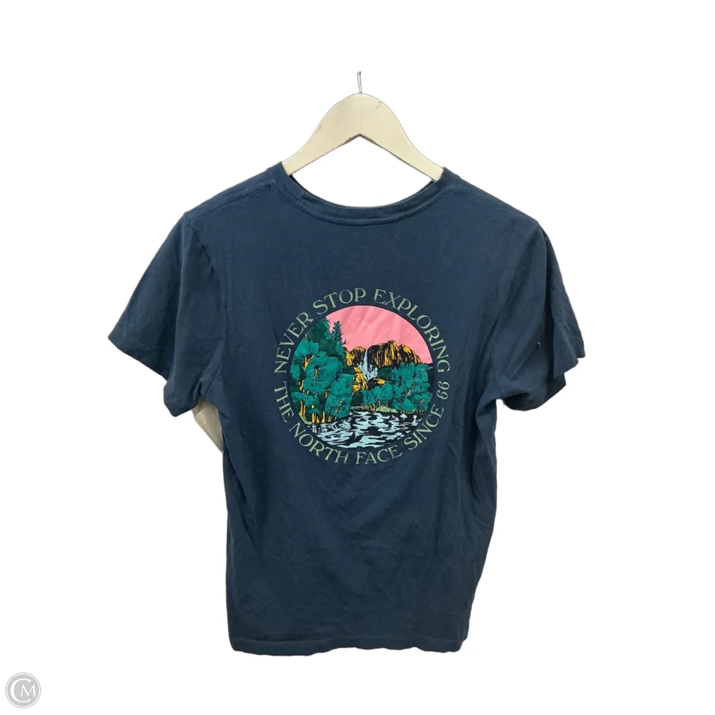Top Short Sleeve Basic By The North Face In Blue, Size: M