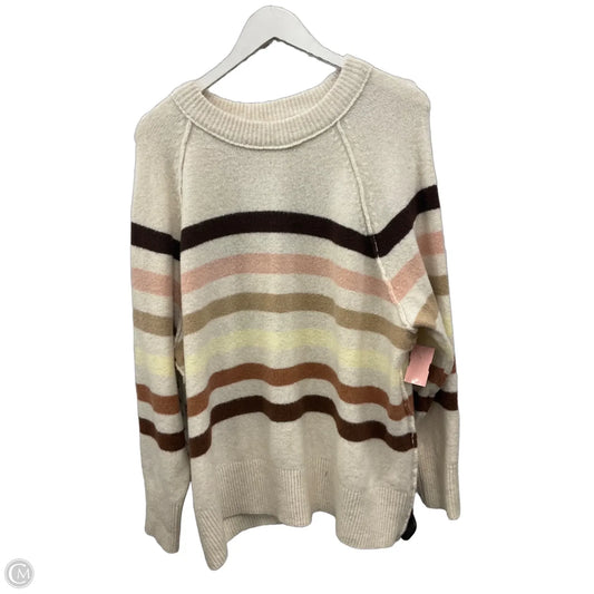 Sweater By Aerie In Striped Pattern, Size: M