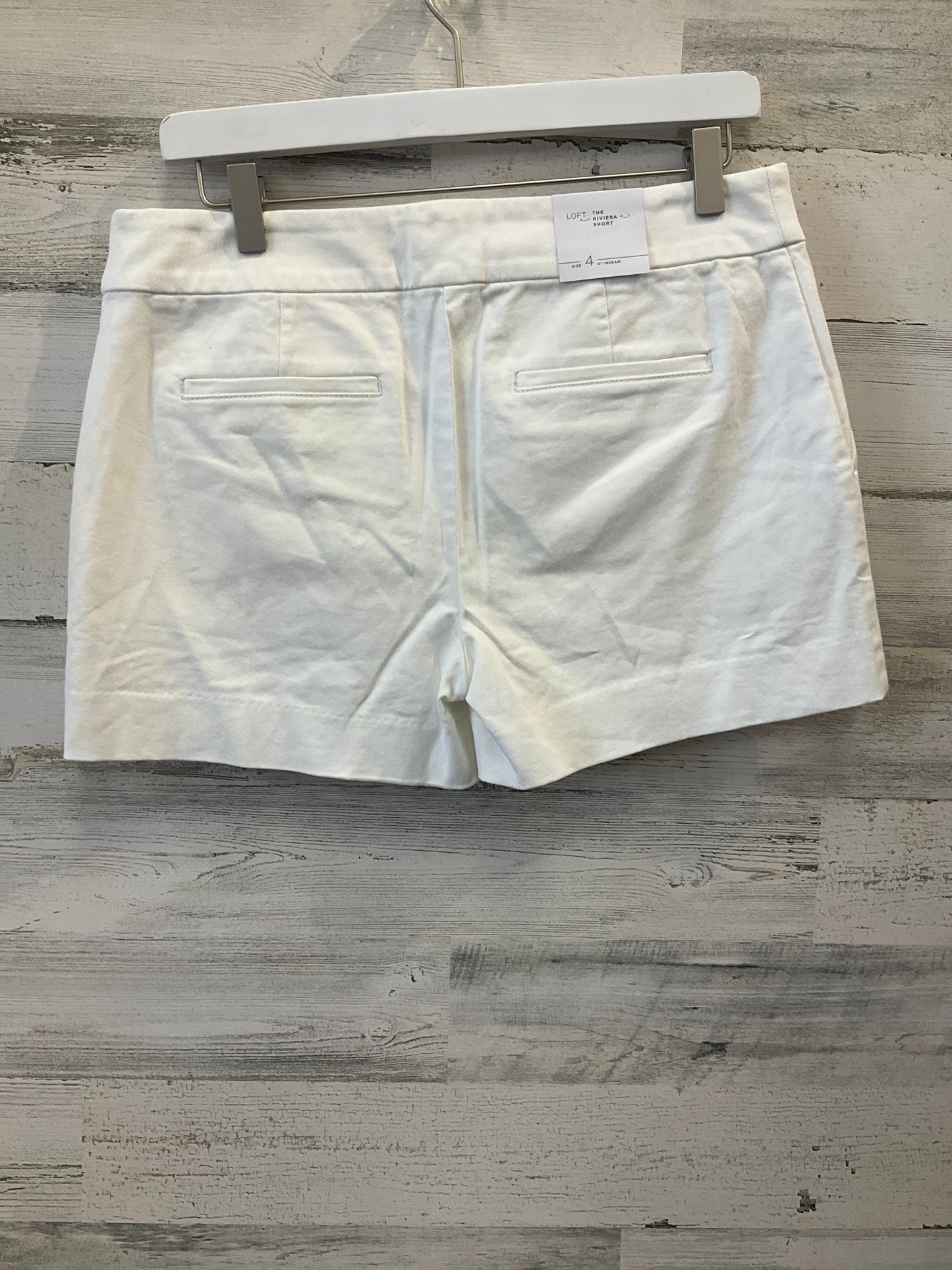 White Shorts Loft, Size 4