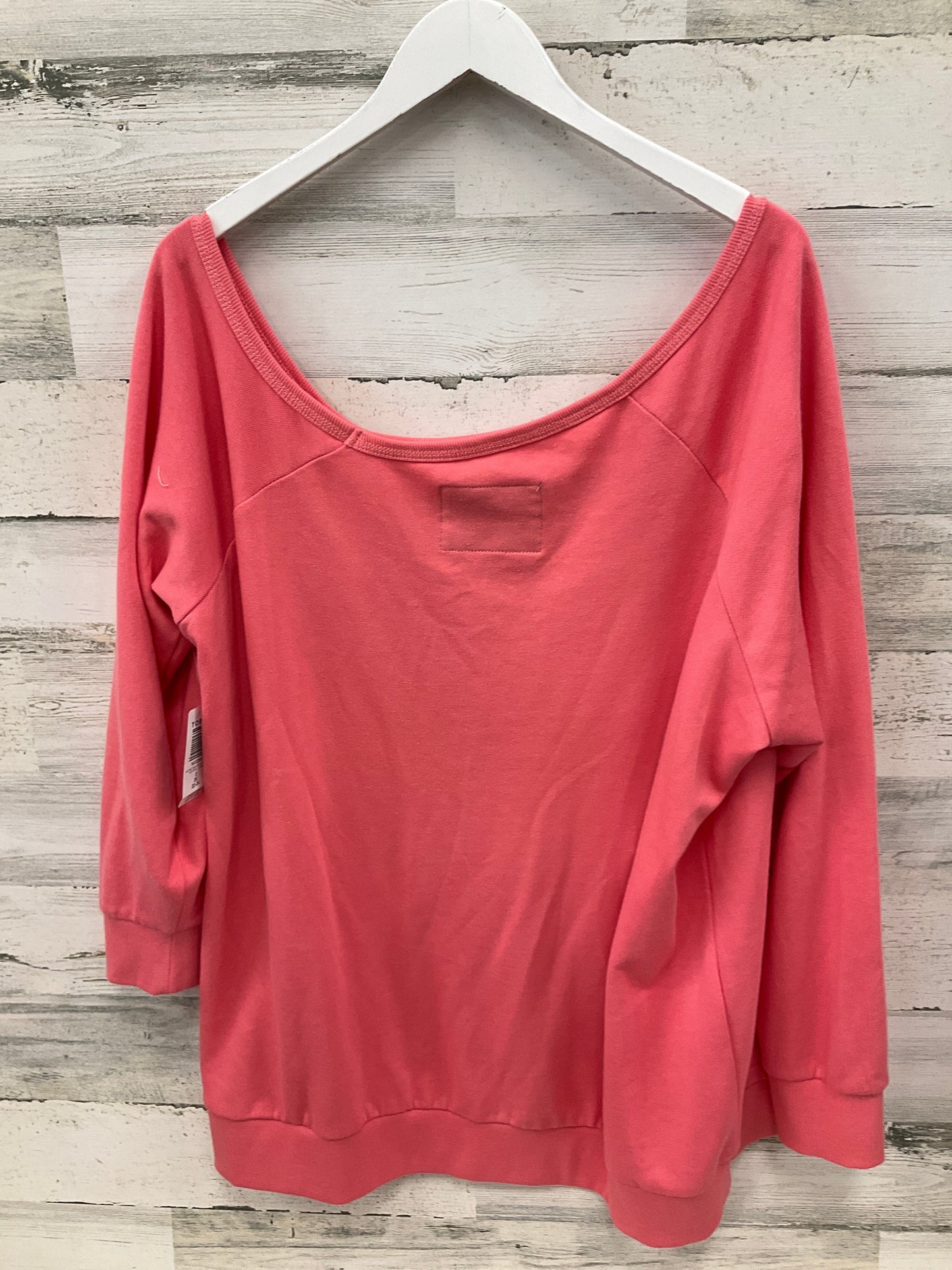 Sweatshirt Crewneck By Torrid In Coral, Size: 3x