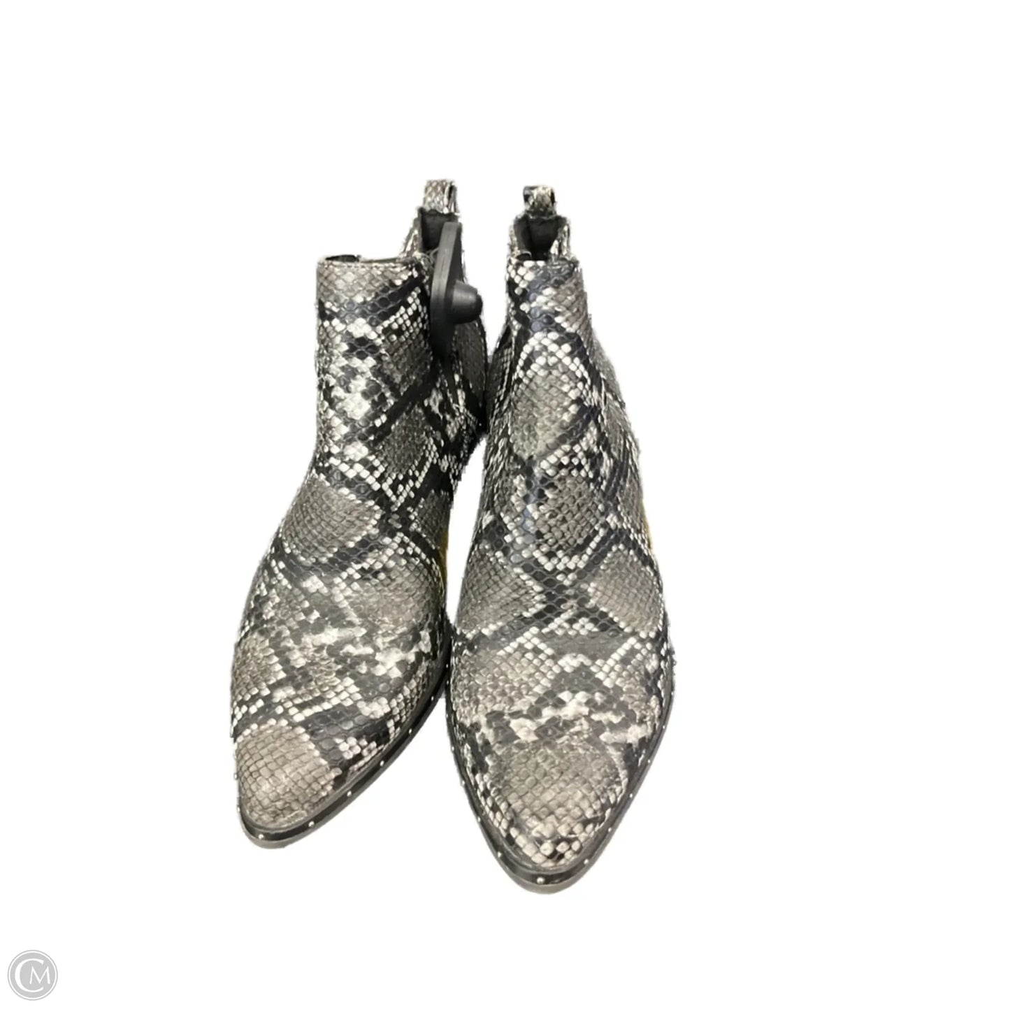 Boots Ankle Heels By Bar Iii In Snakeskin Print, Size: 6