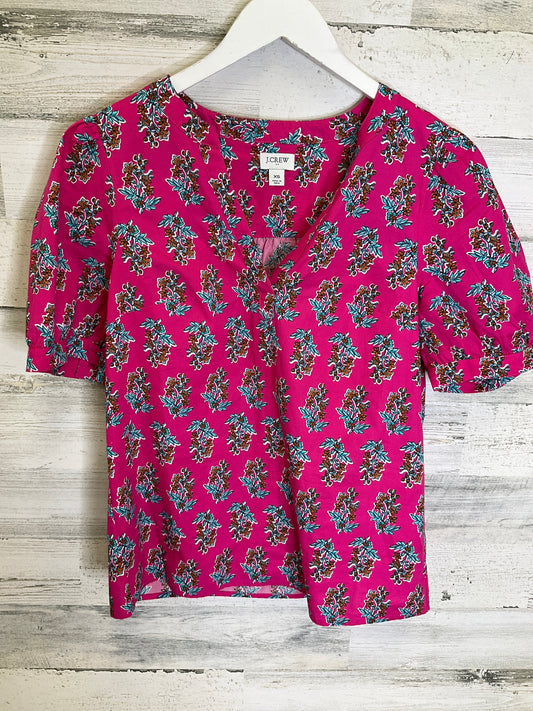 Pink Top Short Sleeve J. Crew, Size Xs