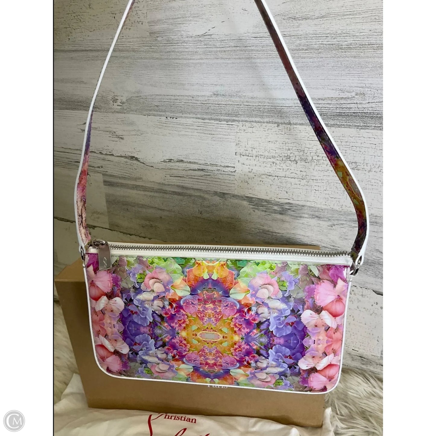 Handbag Luxury Designer By Christian Louboutin, Size: Medium