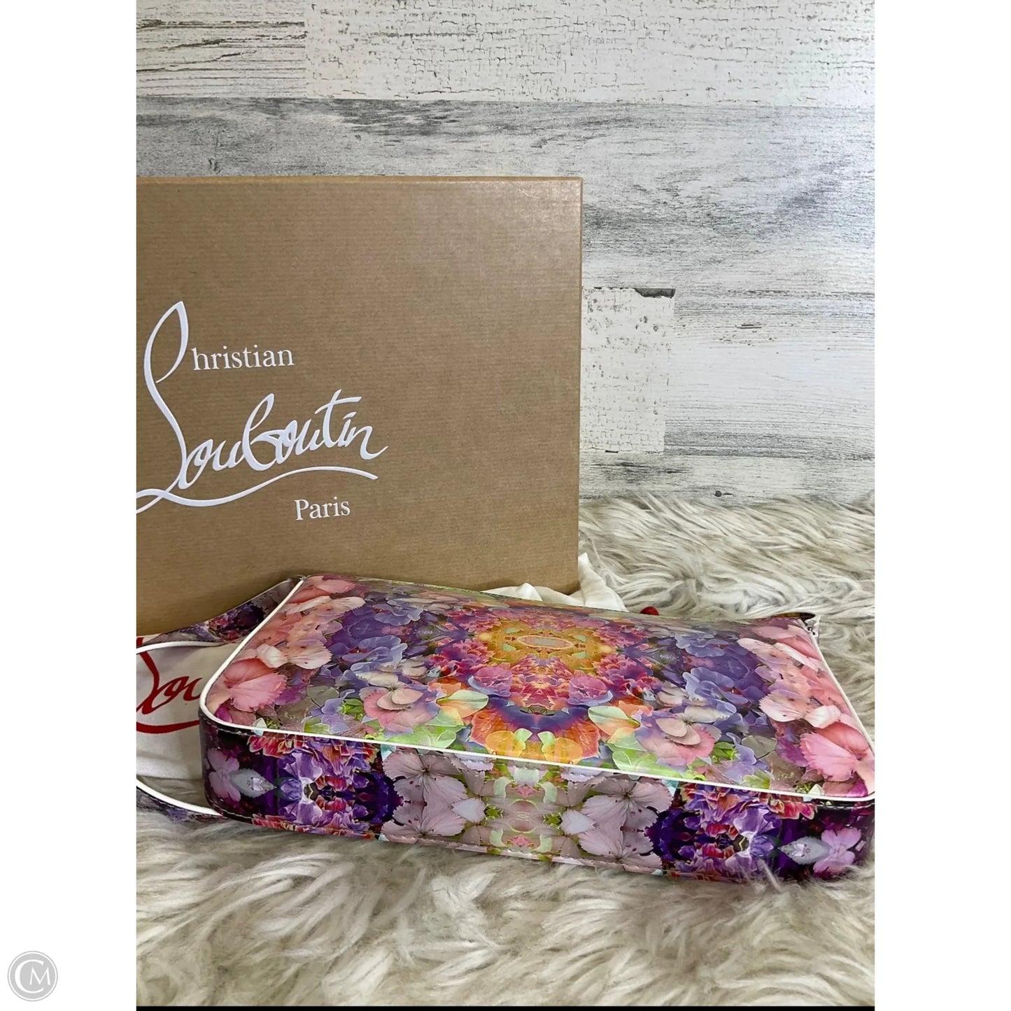 Handbag Luxury Designer By Christian Louboutin, Size: Medium