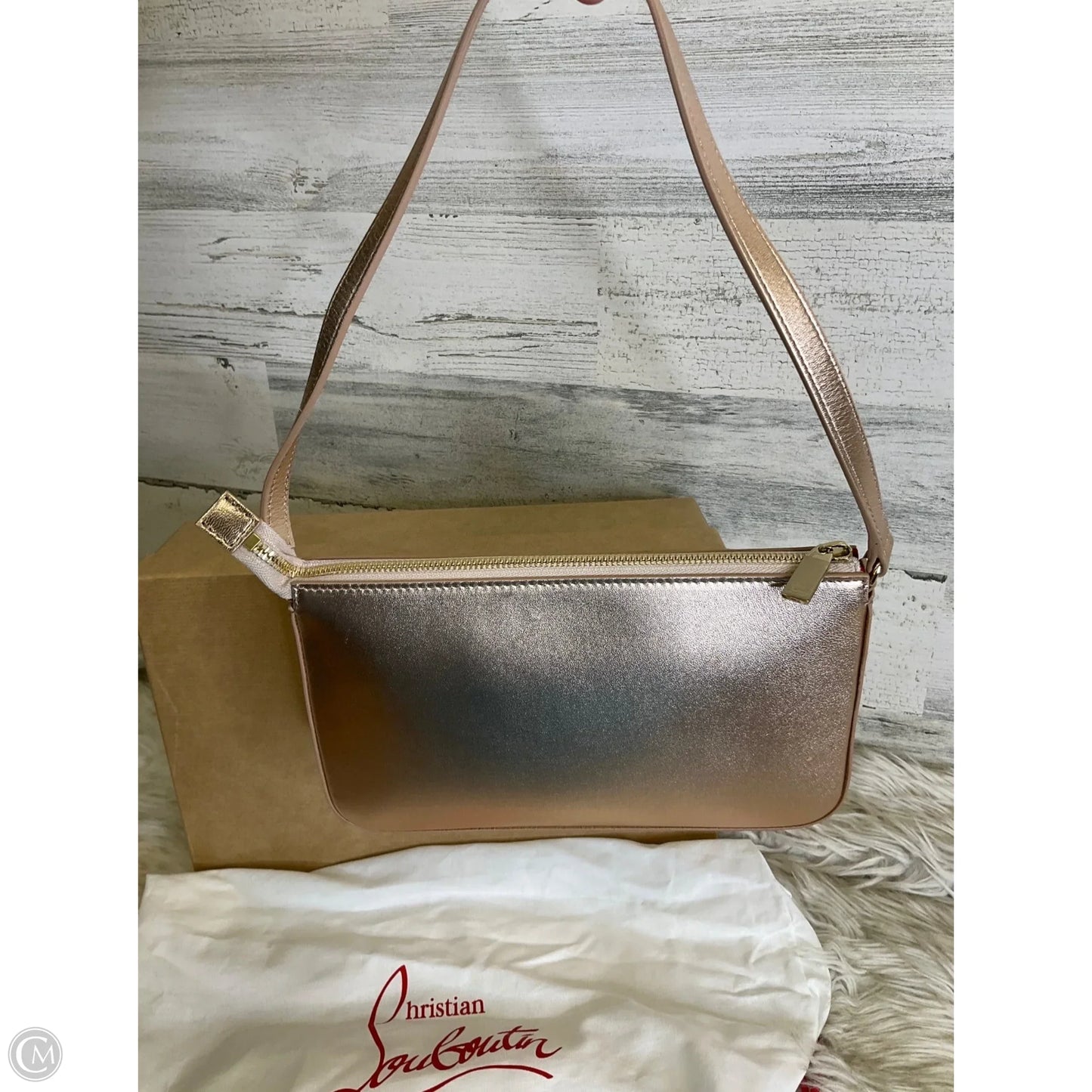 Handbag Luxury Designer By Christian Louboutin, Size: Medium