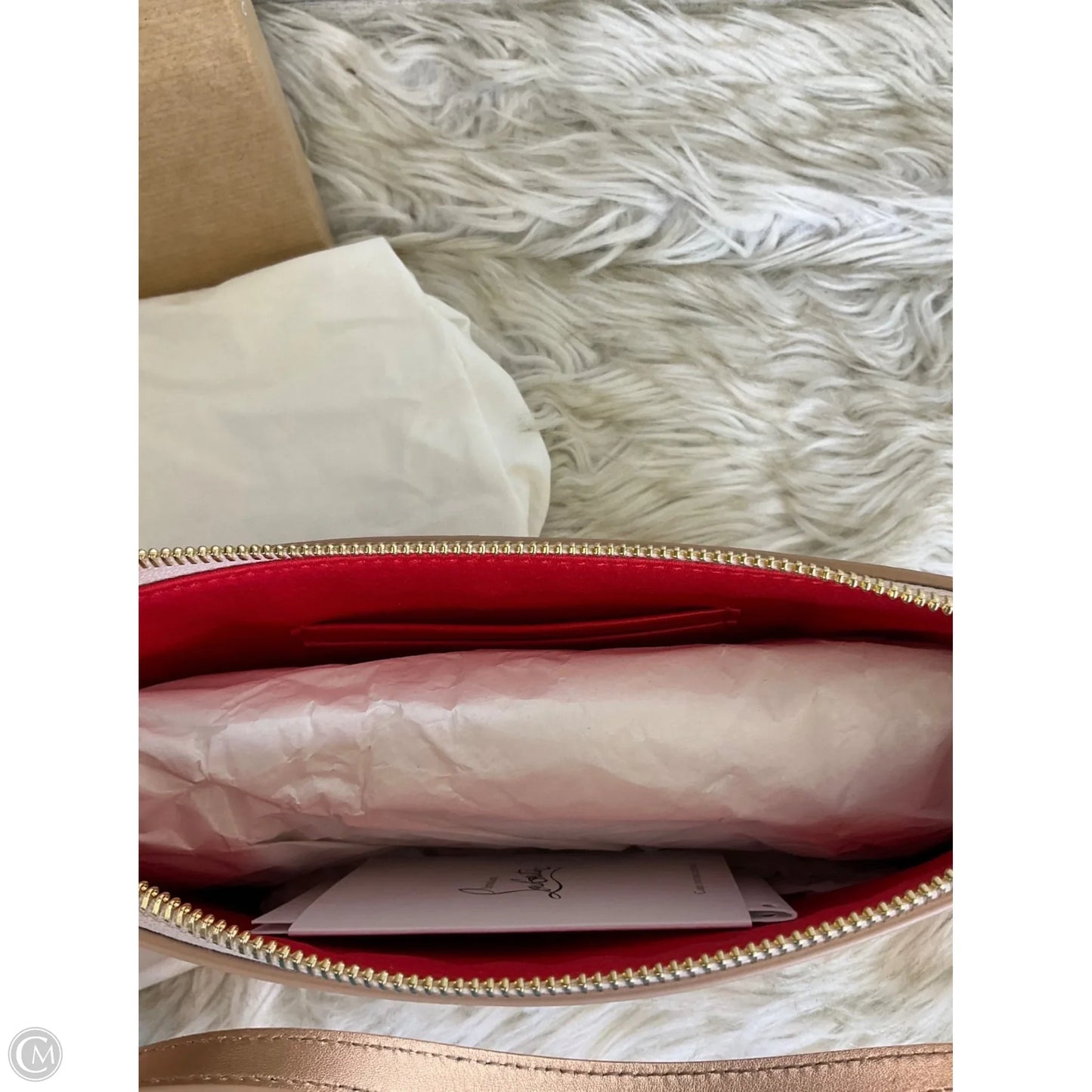 Handbag Luxury Designer By Christian Louboutin, Size: Medium