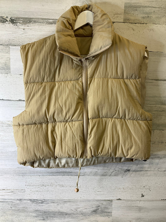 Vest Puffer & Quilted By Cmf In Tan, Size: Xl