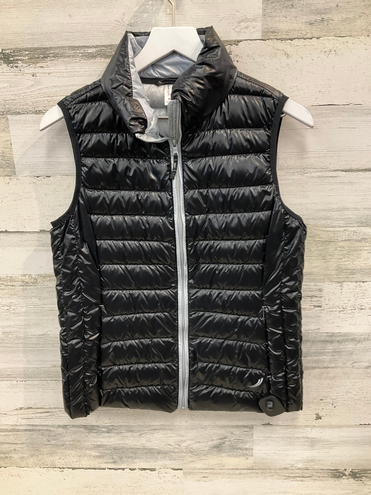 Vest Puffer & Quilted By Exertek In Black, Size: M