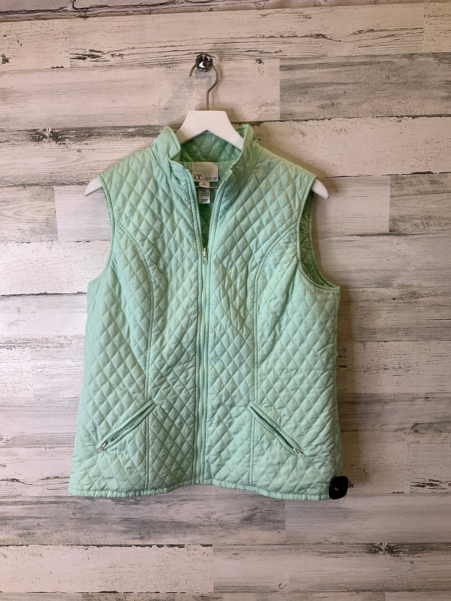 Vest Puffer & Quilted By Clothes Mentor In Aqua, Size: M