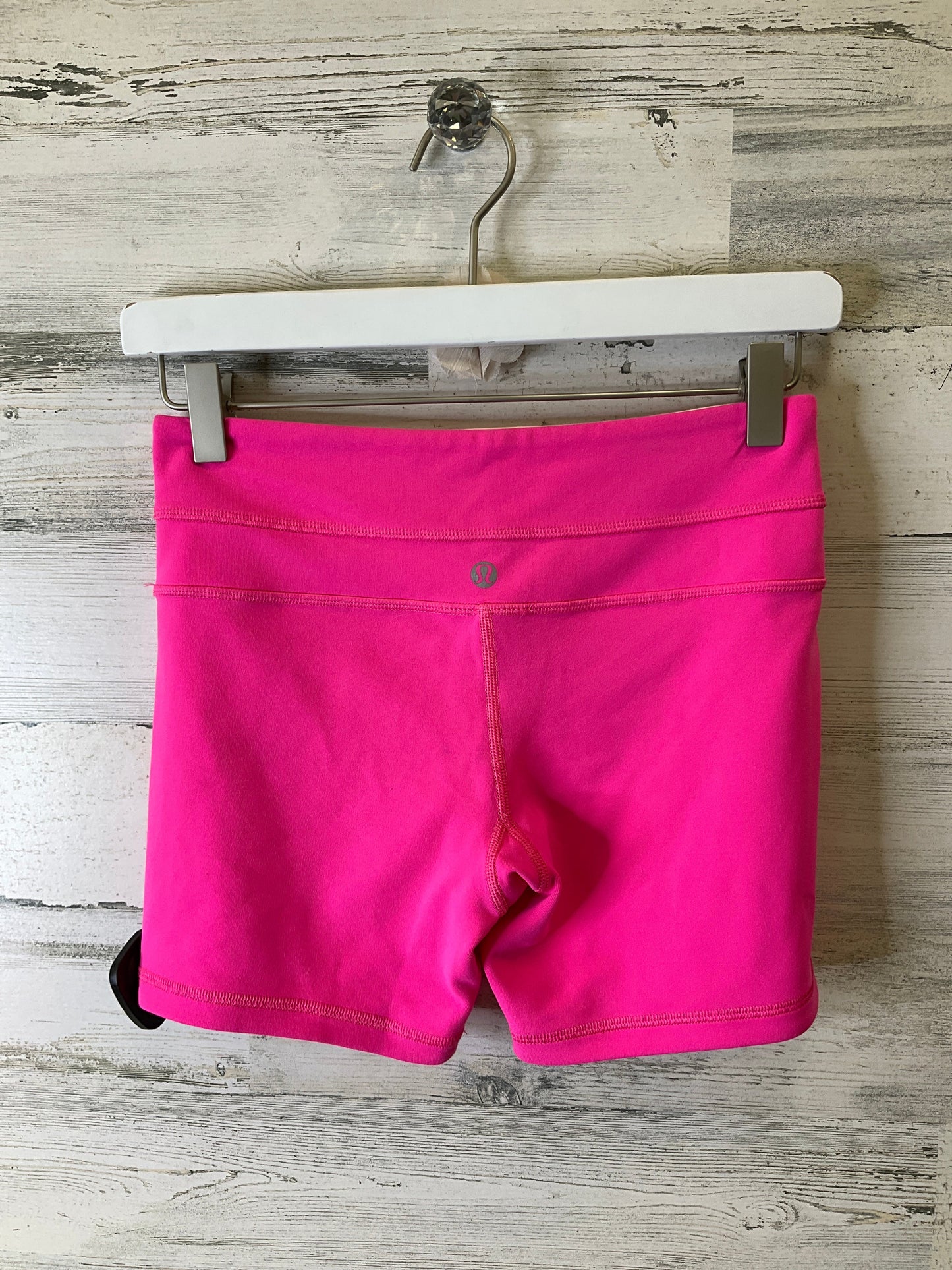 Athletic Shorts By Lululemon In Pink, Size: 4