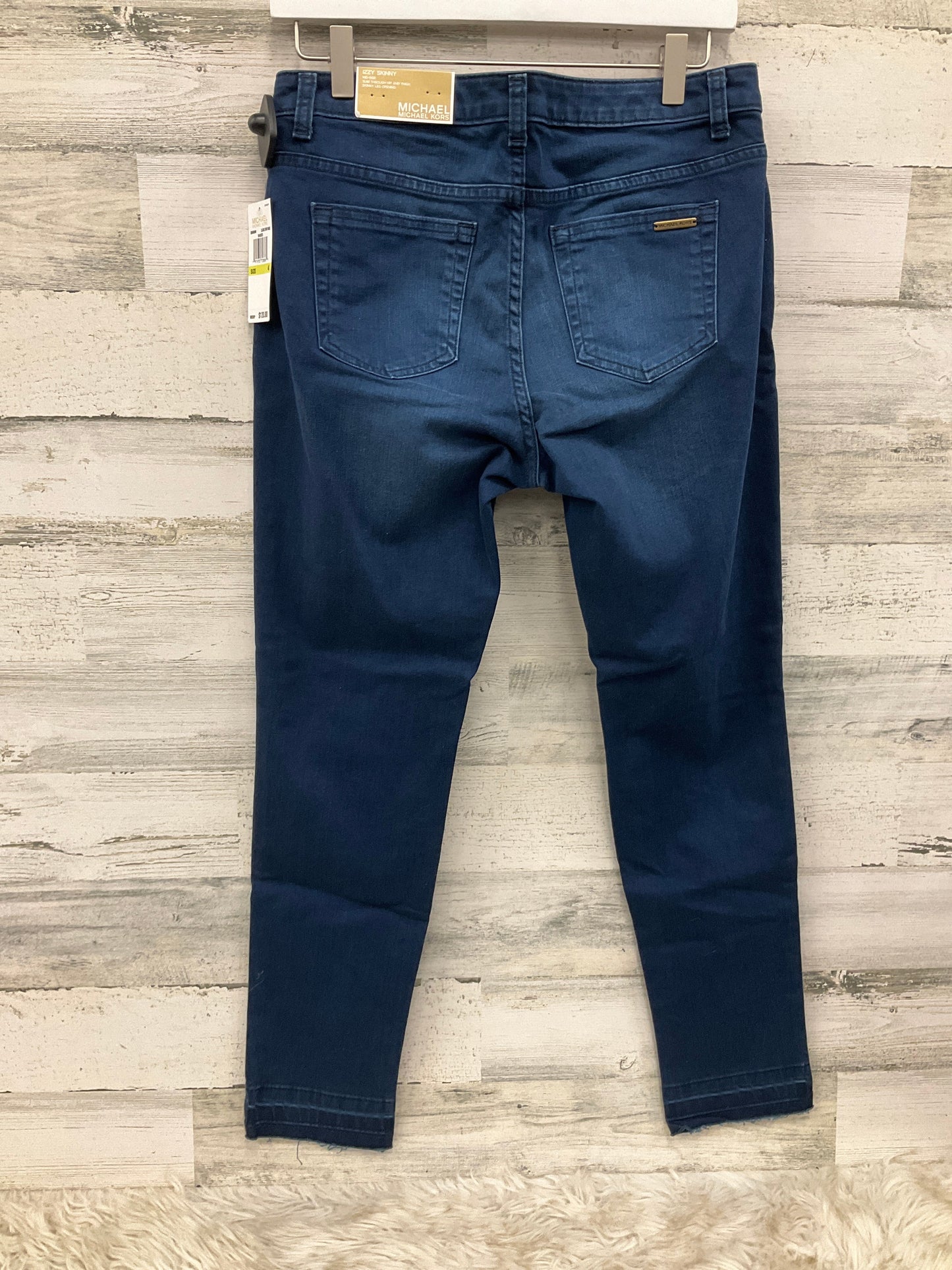 Jeans Skinny By Michael Kors In Blue Denim, Size: 4