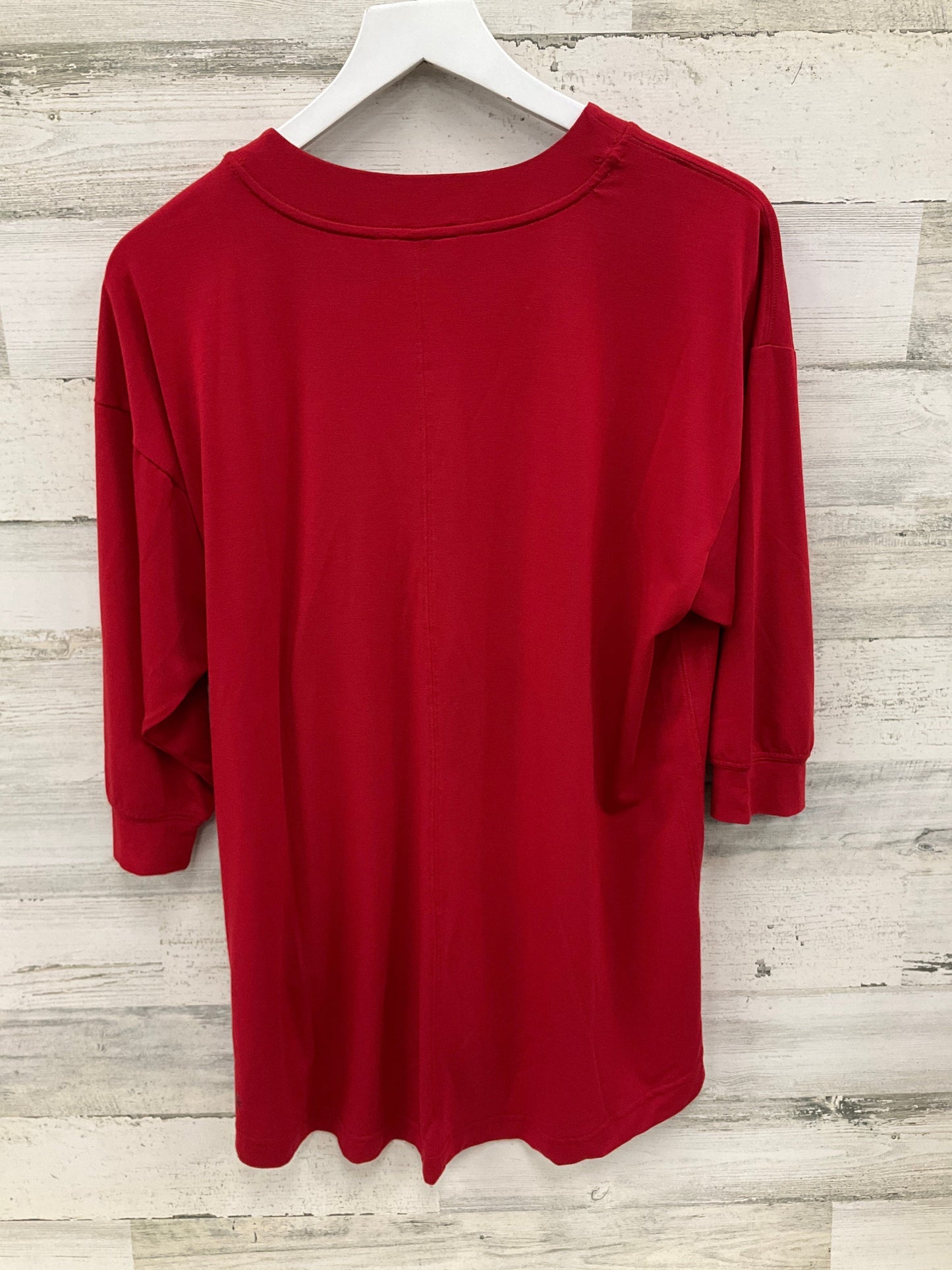 Athletic Top Long Sleeve Crewneck By Athleta In Red, Size: S