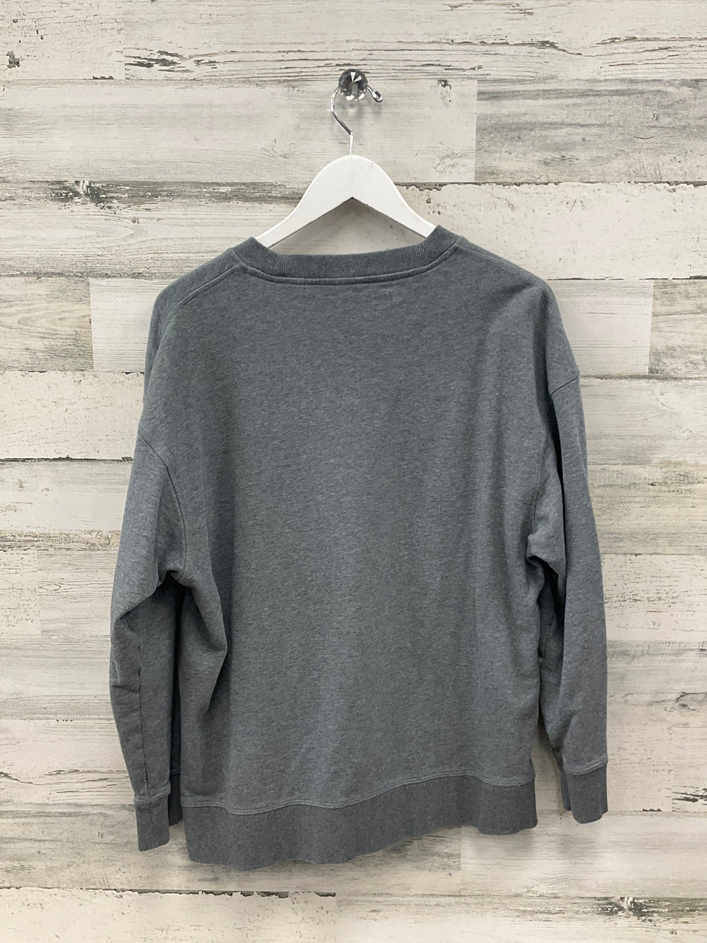 Athletic Top Long Sleeve Crewneck By Cos In Grey, Size: M