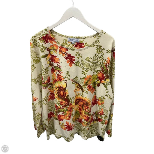 Top Long Sleeve By Clothes Mentor In Green, Size: Xl