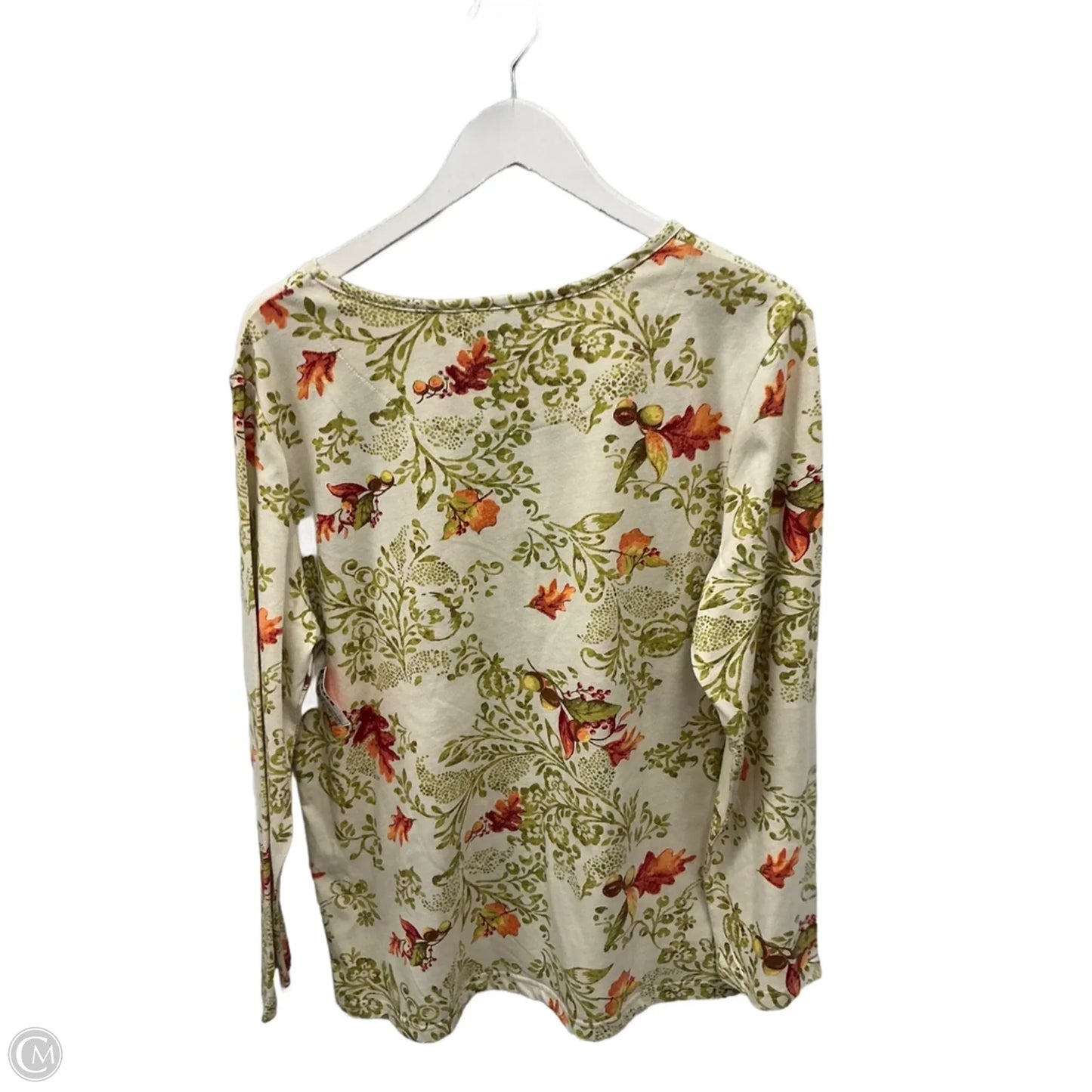 Top Long Sleeve By Clothes Mentor In Green, Size: Xl