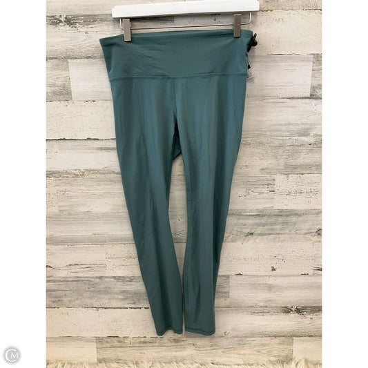 Athletic Leggings By Avia In Green, Size: M
