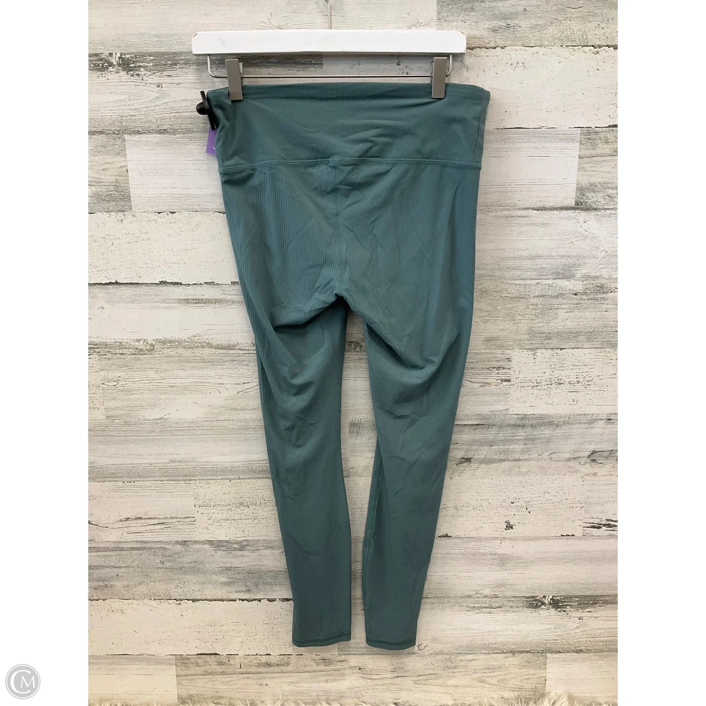 Athletic Leggings By Avia In Green, Size: M