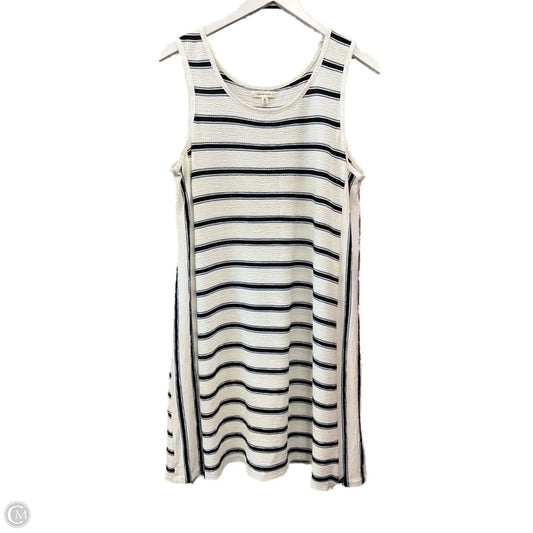 Dress Casual Midi By Max Studio In Blue & White, Size: M