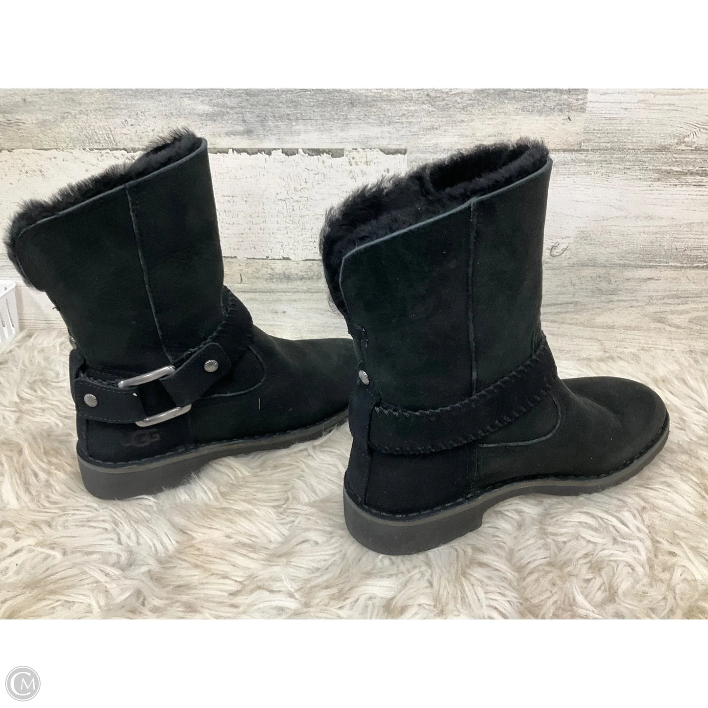 Boots Designer By Ugg In Black, Size: 7