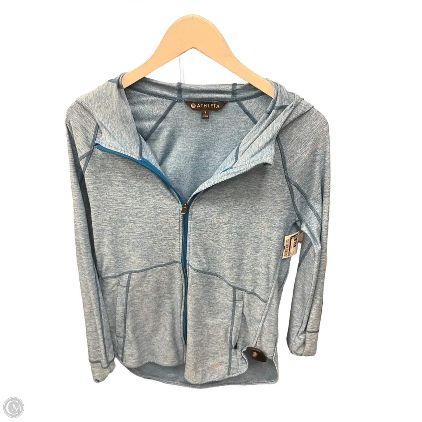 Athletic Jacket By Athleta In Blue, Size: S