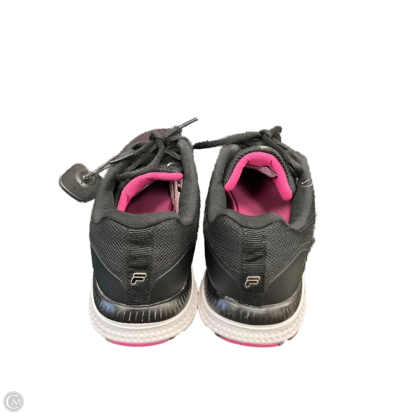Shoes Athletic By Fila In Black & Pink, Size: 8