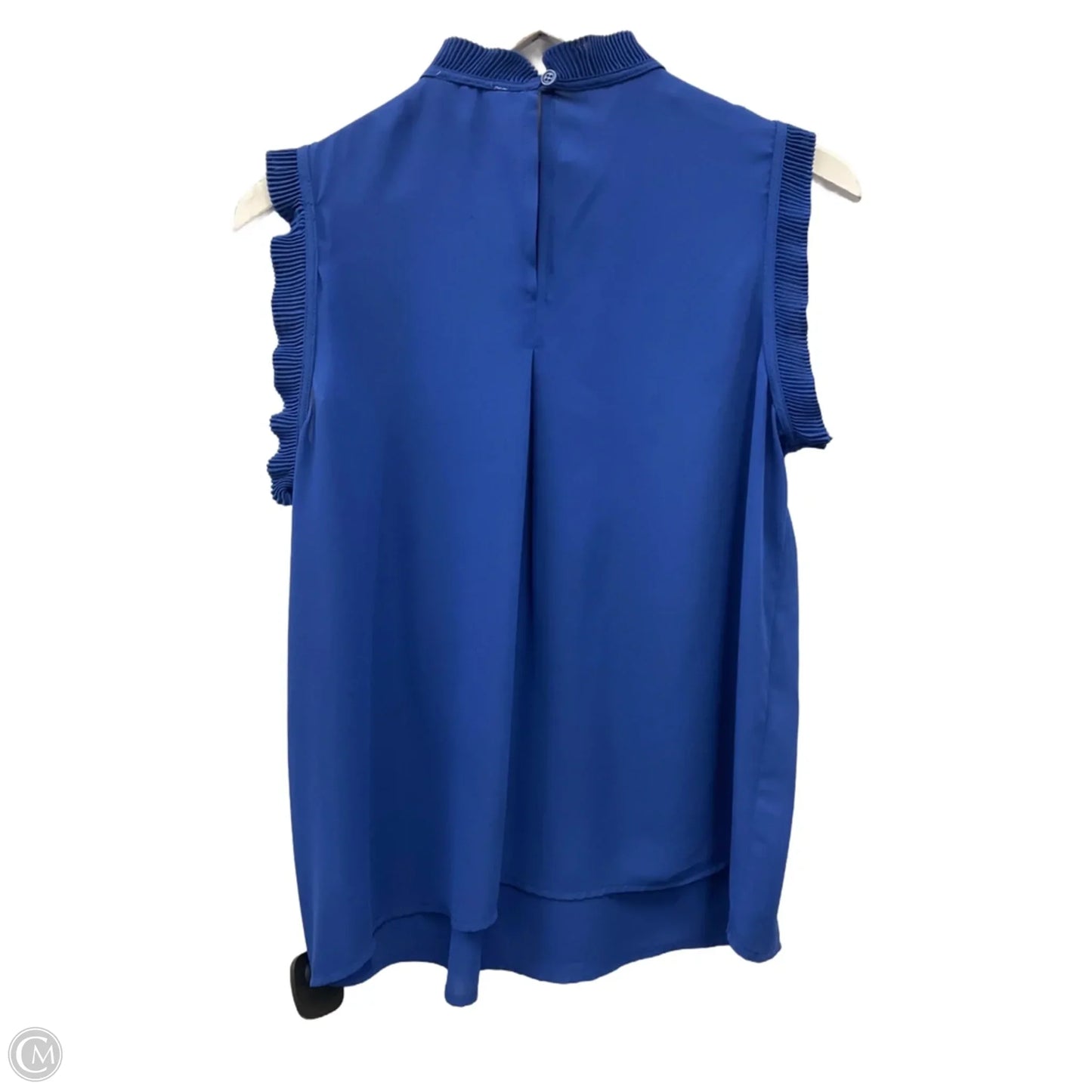 Top Sleeveless By Max Studio In Blue, Size: M