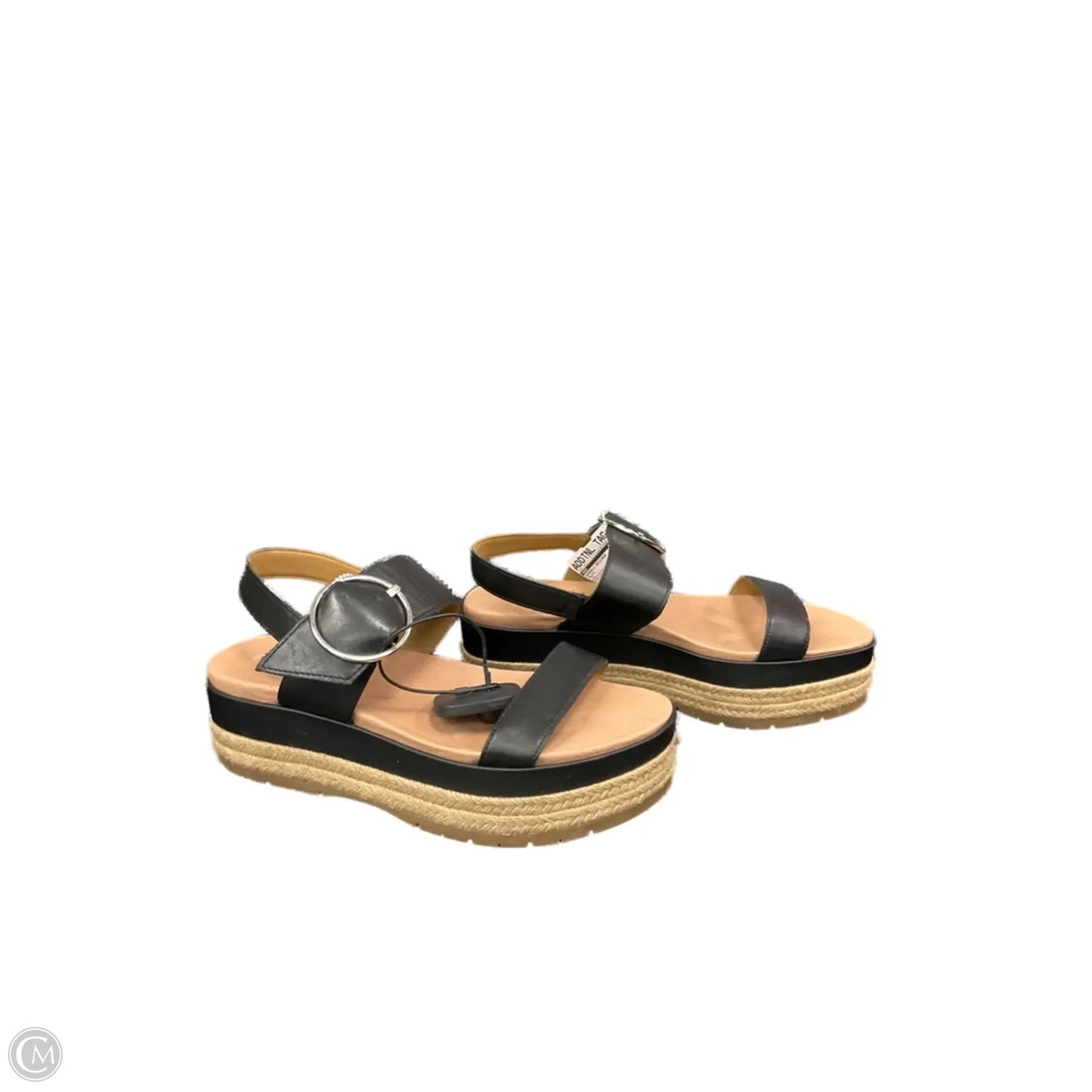 Sandals Designer By Ugg In Black, Size: 10