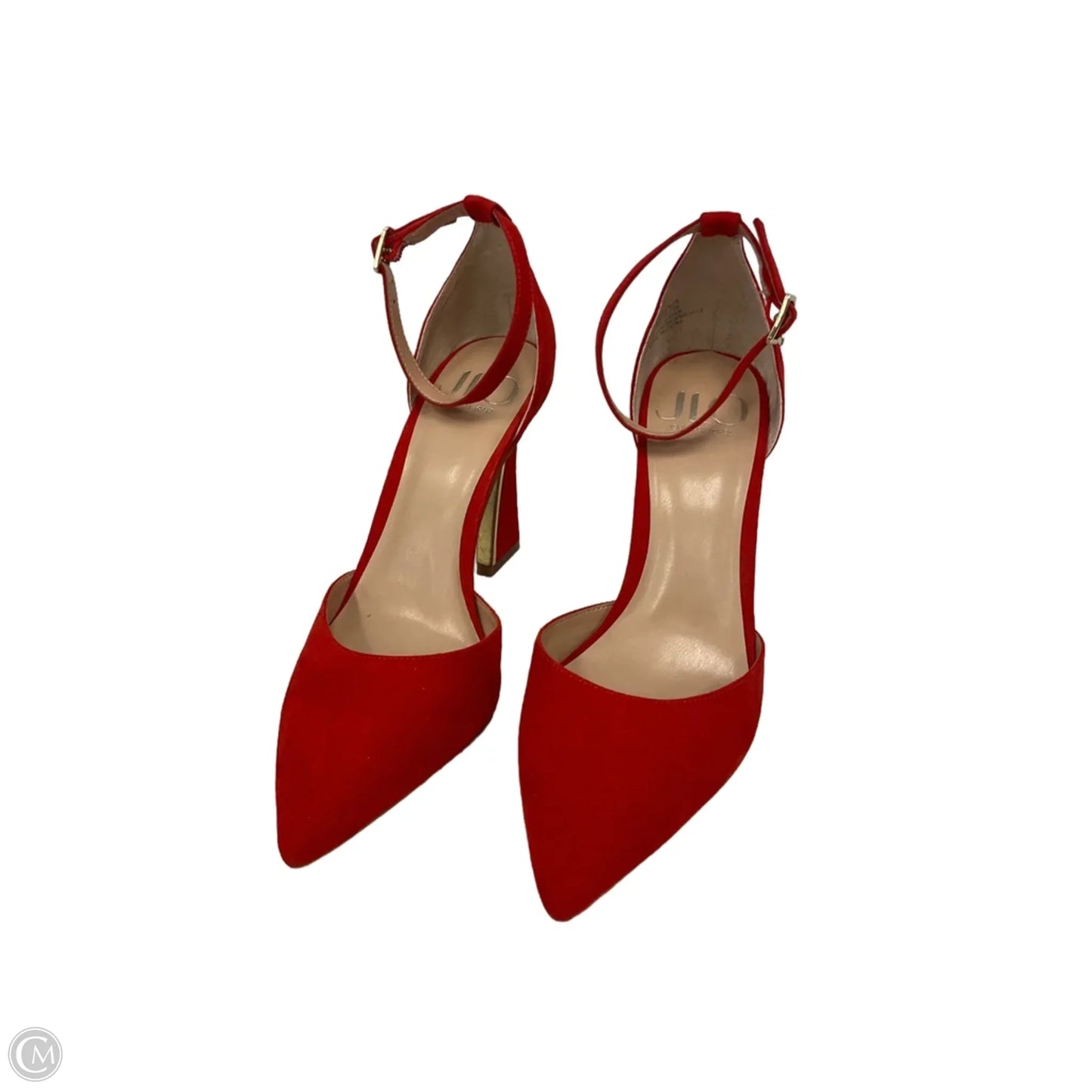 Shoes Heels Block By Jennifer Lopez In Red, Size: 7