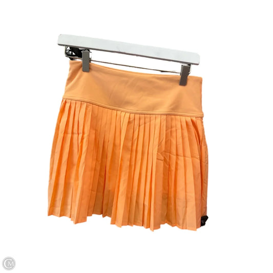 Athletic Skort By Fabletics In Orange, Size: S