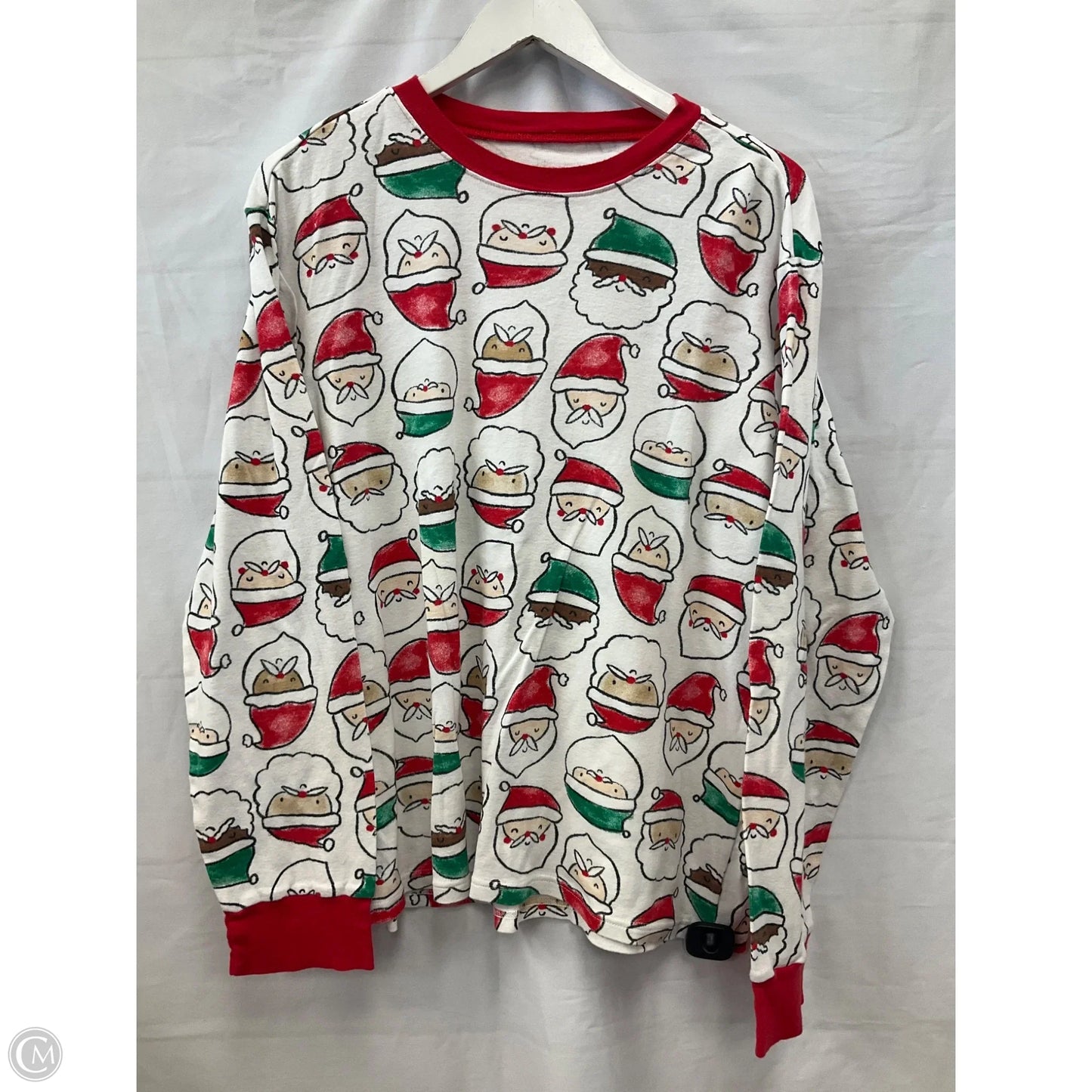 Pajamas 2pc By Clothes Mentor In Red & White, Size: Xxl