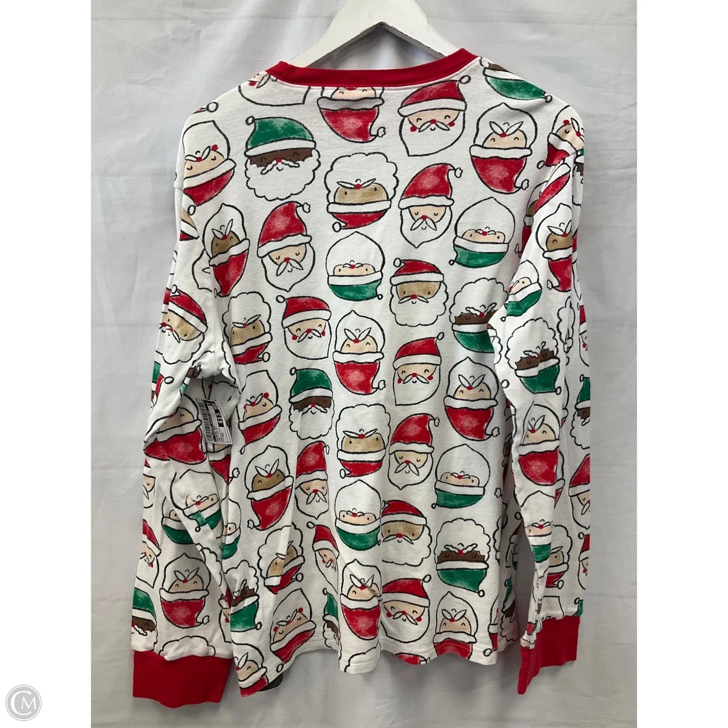 Pajamas 2pc By Clothes Mentor In Red & White, Size: Xxl