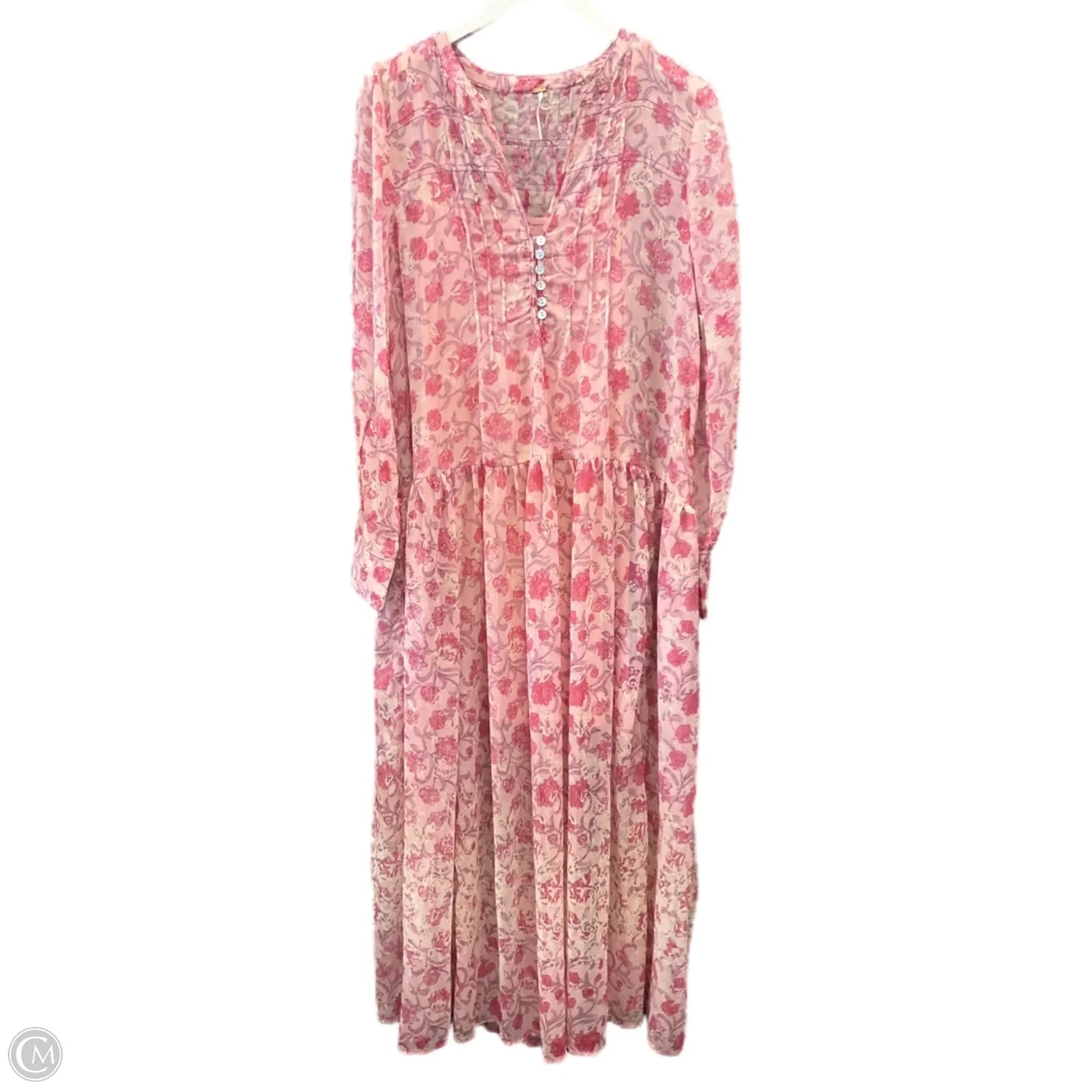 Dress Casual Maxi By Free People In Pink, Size: S