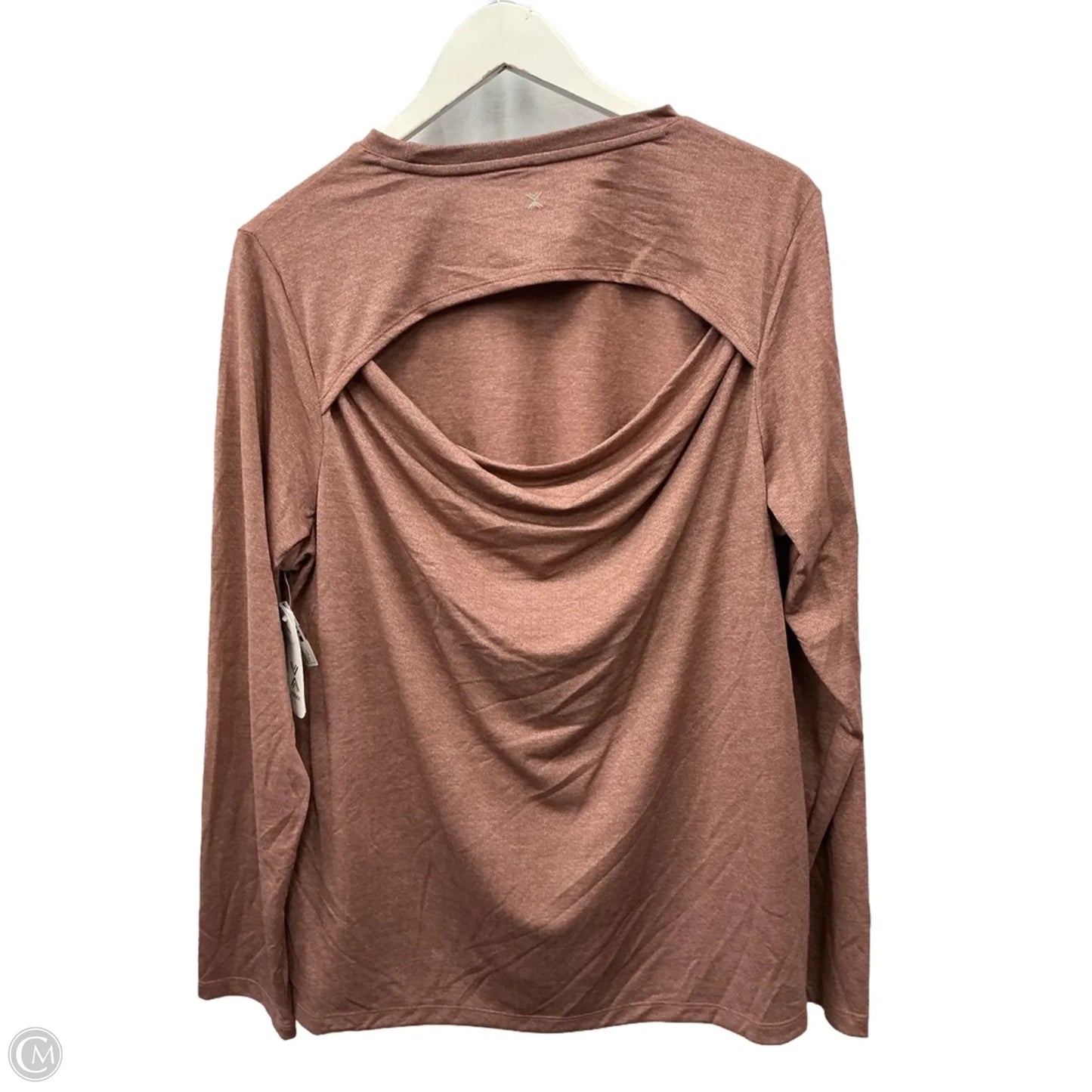 Athletic Top Long Sleeve Crewneck By Xersion In Mauve, Size: Xxl