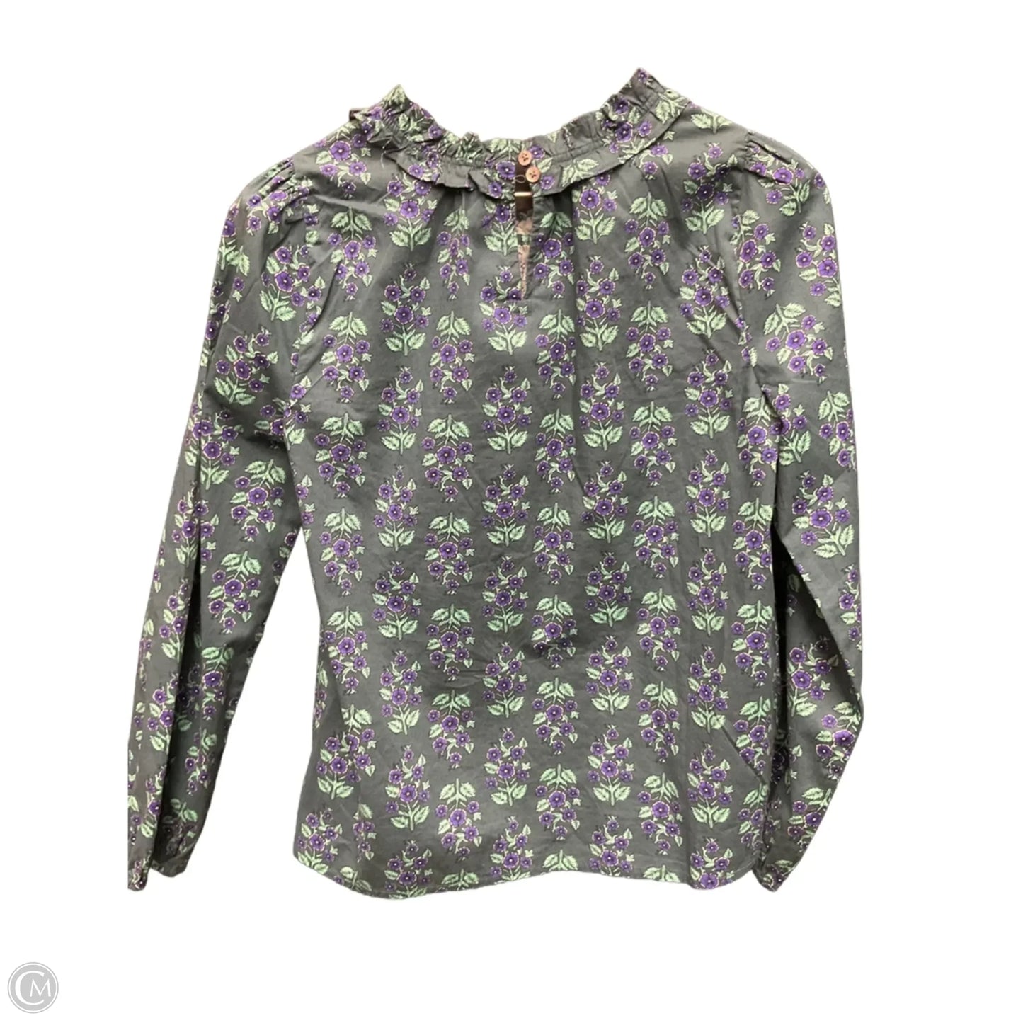 Top Long Sleeve By J. Crew In Teal, Size: Xs