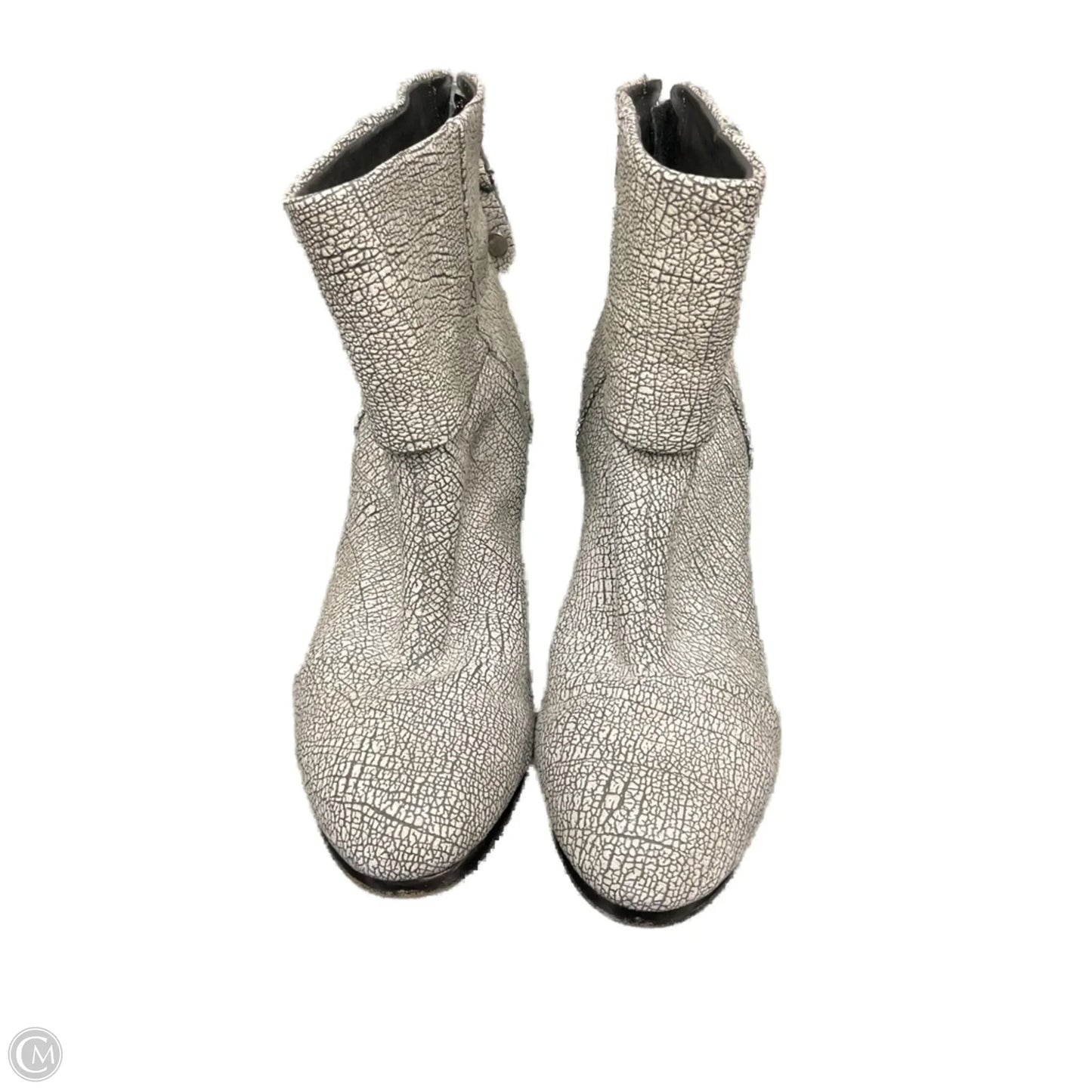 Boots Ankle Heels By Rag And Bone In Grey, Size: 8