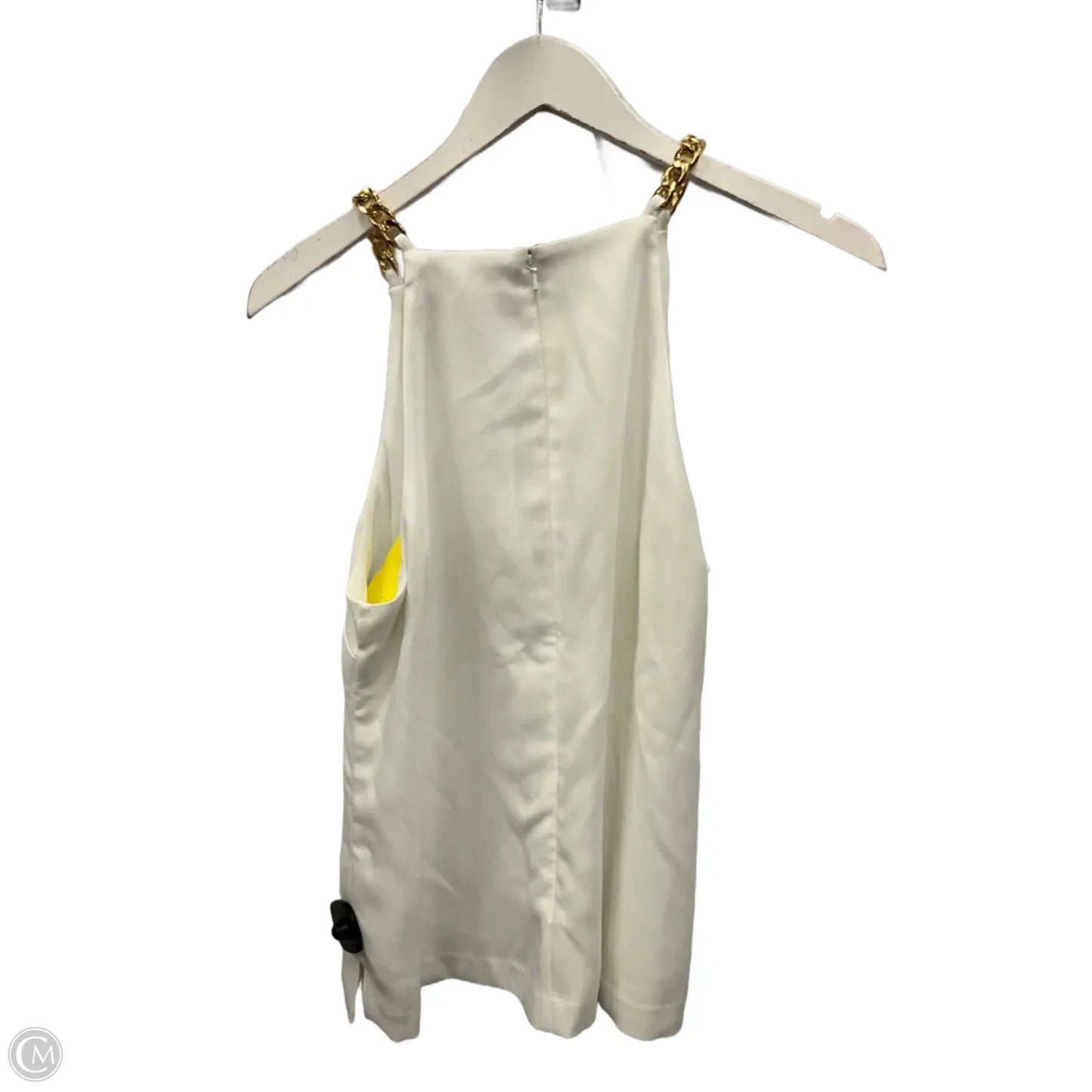 Top Sleeveless Designer By Lilly Pulitzer In White, Size: M