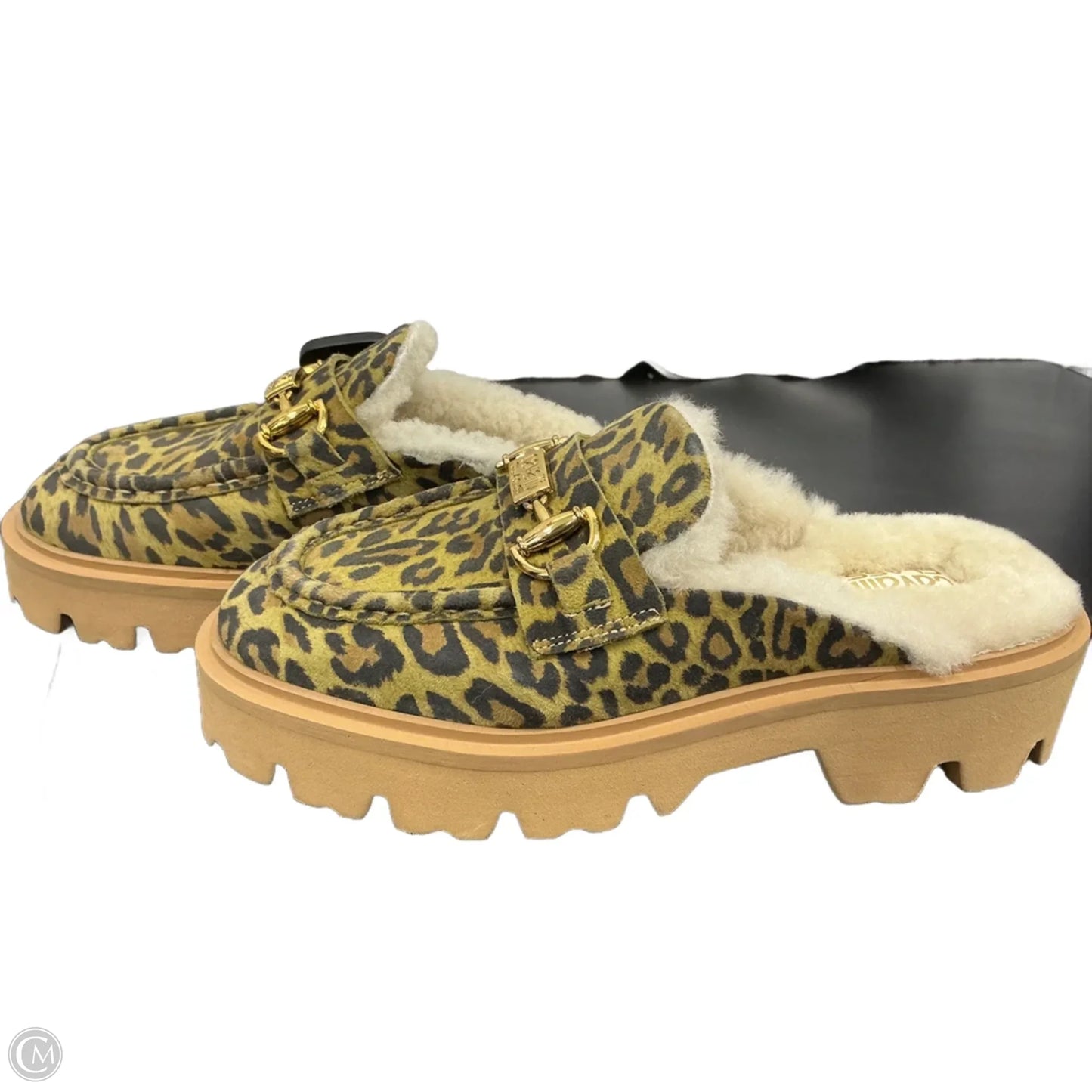 Shoes Heels Platform By Clothes Mentor In Animal Print, Size: 6