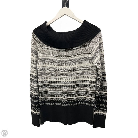 Sweater By White House Black Market In Black & Grey, Size: M