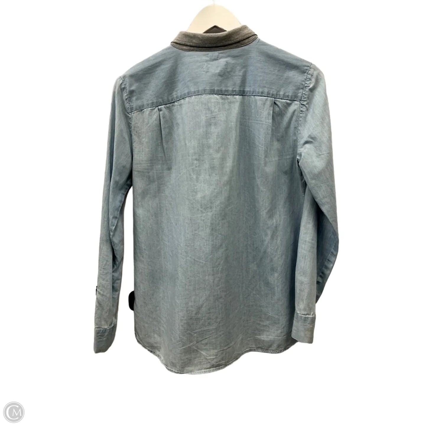 Top Long Sleeve By Loft In Blue, Size: S