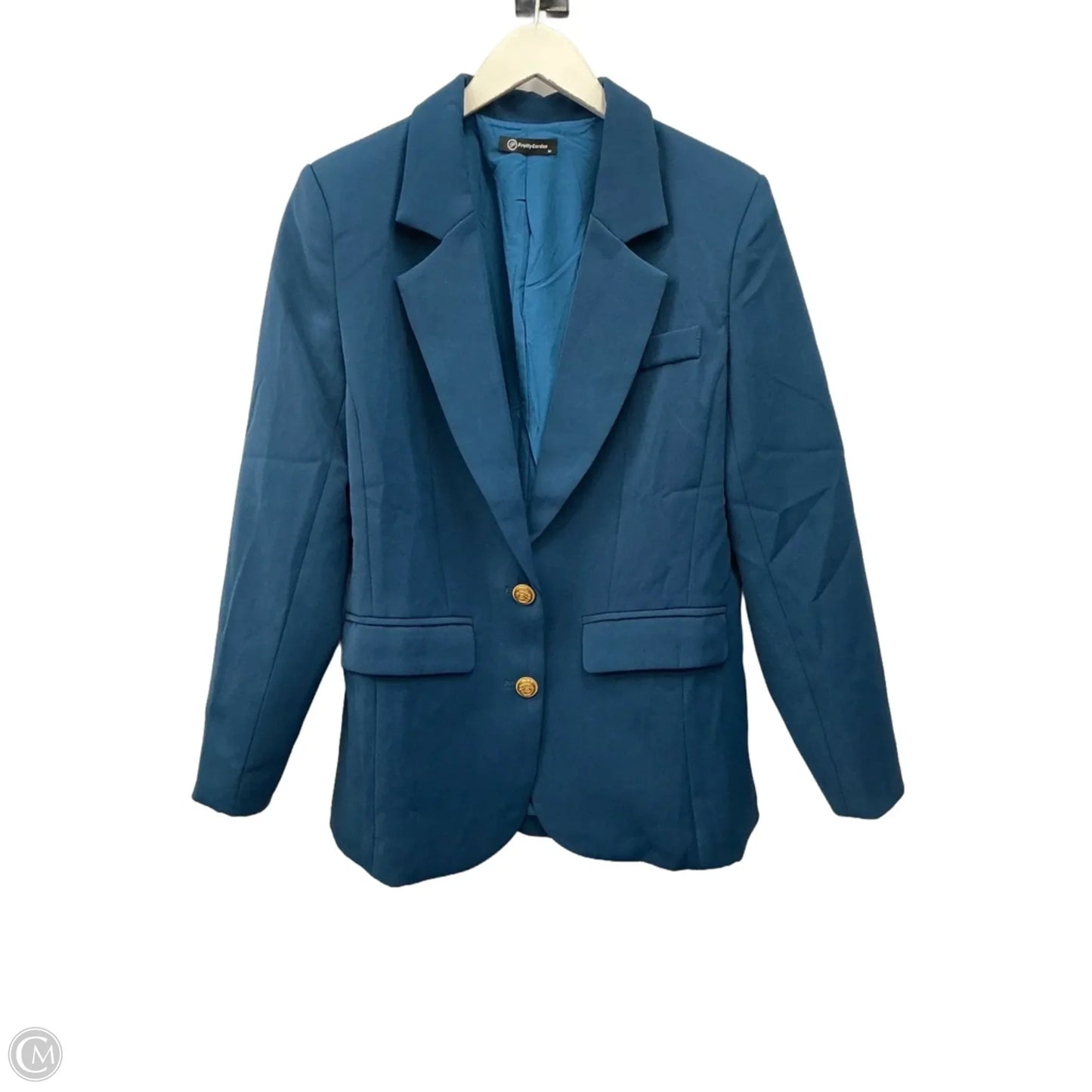 Blazer By Prettygarden In Teal, Size: M