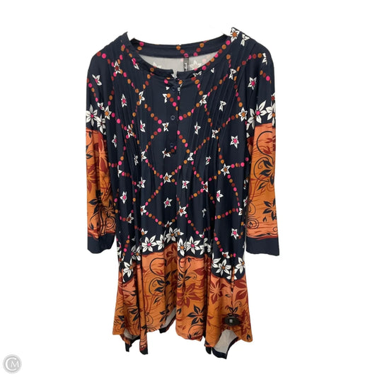 Top 3/4 Sleeve By White Mark In Multi-colored, Size: 3x