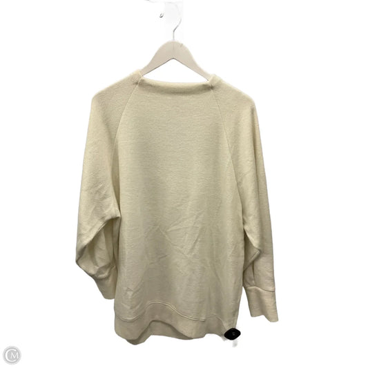 Top Long Sleeve By Clothes Mentor In Cream, Size: L