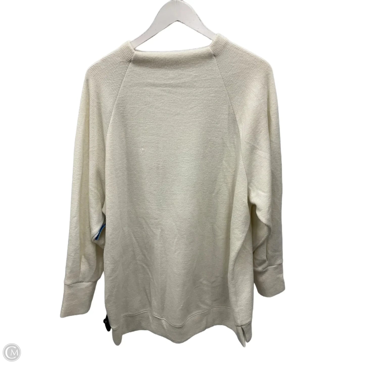 Top Long Sleeve By Clothes Mentor In Cream, Size: L