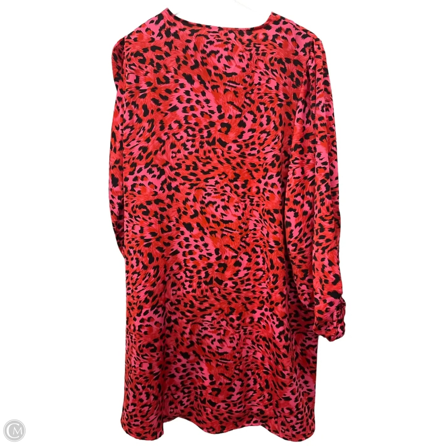 Dress Casual Midi By Jodifl In Pink & Red, Size: Xl