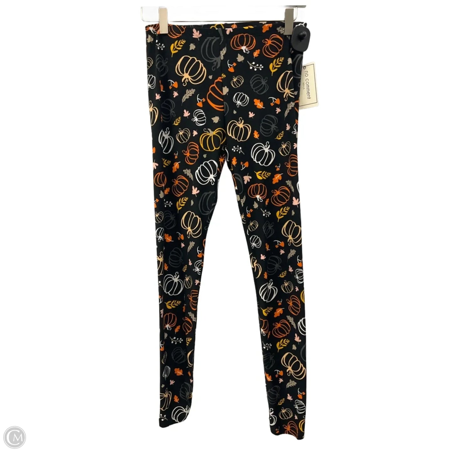 Pants Leggings By No Comment In Black & Orange, Size: M