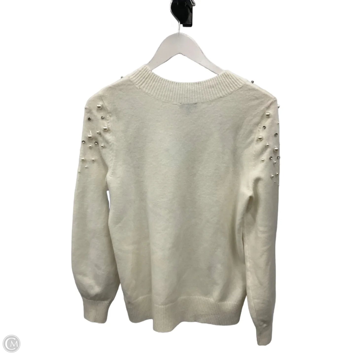 Sweater By Talbots In Ivory, Size: S