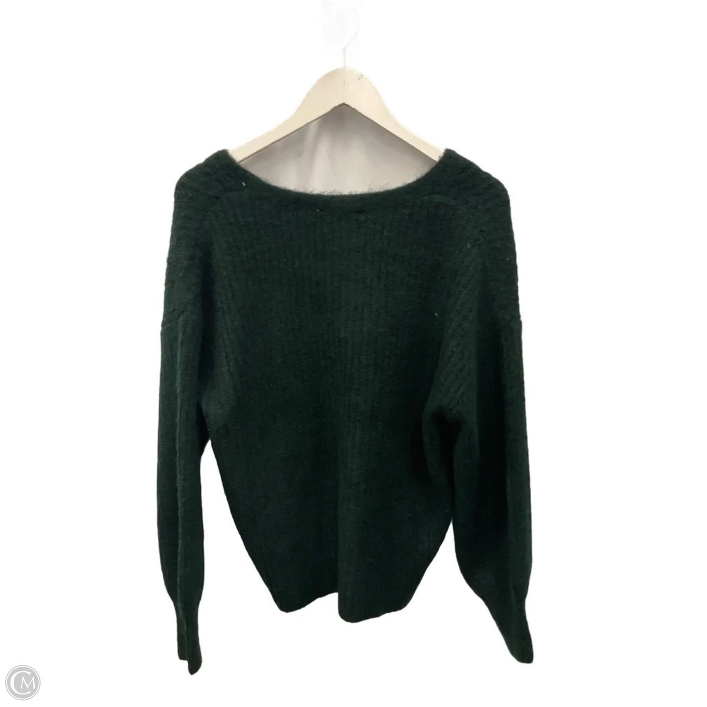 Sweater Cardigan By Skies Are Blue In Green, Size: M